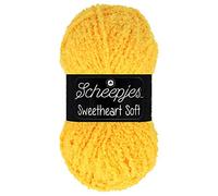 Scheepjes Sweetheart Soft 1x100g - Jaune, Fil à Tricoter et à Crocheter