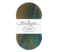 Scheepjes Unity 100g - 980 Jessica, Fil de Laine Superwash Merino et Polyamide