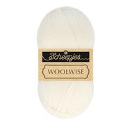 Scheepjes Woolwise 100g - 701 Blanc Pur, Laine Superwash Mérino