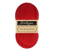 Scheepjes Woolwise 1x100g - 732 Rouge Rubis, fil à tricoter et à crocheter