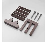 Scheffinger EM3 Verrou de Protection pour fenêtre ou Porte en Plastique/Bois/Aluminium, Protection antivol certifiée Selon DIN, Acier Haute qualité, Marron