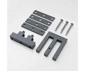 Scheffinger Manchon supplémentaire EM3 pour la sécurité combinée des fenêtres à double battant (gris quartz)