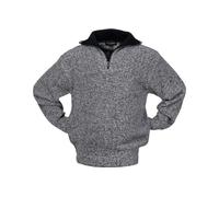 Scheibler Pullover taille L noir/blanc moucheté 100 % polyacrylique