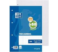 Schein Bloc-notes Oxford A4 250 feuilles (10 pièces)