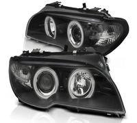 Scheinwerfer CCFL Angel Eyes Tuning Tec Pour BMW 3er E46 Coupe Cabrio 03-06 Schw