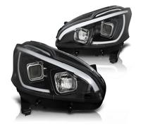 Scheinwerfer LED Feux De Jour Optique Pour Peugeot 208 12-15 Noir LT