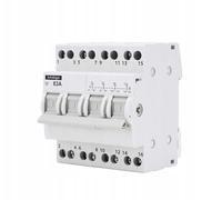 Schelinger Commutateur modulaire 1-0-2 63 A 4P générateur de réseau