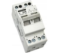 Commutateur 1-0-2 63 A 2P encastrable en série. Schelinger