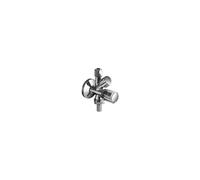 Schell Comfort valve d'angle de combinaison 035.510.699 avec clapet anti - retour 1/2 " chromé