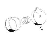 Schell Commande bouton VITUS SC - M Chromé
