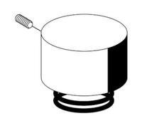 Schell Couvercle de commande Schell avec ressort de compression chromé Quantité:1