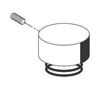 Schell Couvercle de commande Schell avec ressort de compression chromé Quantité:1