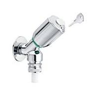 Schell dispositif soupape à siège incliné SECUR 035730699 RV, RB, verrouillable, 1/2", chromé