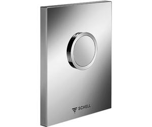 Schell Edition plaque de commande de chasse d'eau pour urinoir chrome brillant 28012899