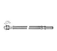 Schell Flex S Tuyau flexible Schell chromé, 500 mm, desserré, raccord à compression G 3/8 AG x Ø 10 mm, rotatif