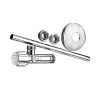 Schell Kit de vanne de réglage d'angle d'écoulement COMFORT 3/8x3/8, avec ASAG chromé Quantité:1