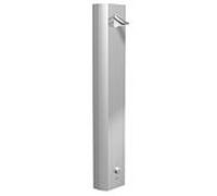 Schell Linus douche murale 008040899 aluminium anodisé, fermeture automatique, eau pré-mélangée