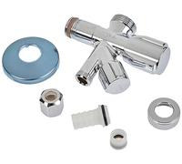 Schell Comfort valve d'angle de combinaison 035.510.699 avec clapet anti - retour 1/2 " chromé