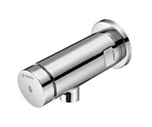 Schell Petit sc bec mural temporisé 021470699 avec obturation dans le boîtier du robinet, pour eau froide haute pression, chromé