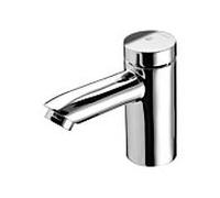 Schell Petit sc robinet de colonne à fermeture automatique 021300699 chrome, laiton, résistant à la dézincification, pour eau froide