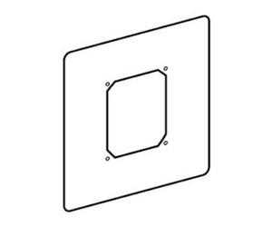 Schell Plaque d'adaptation universelle Schell en acier inoxydable Quantité:1