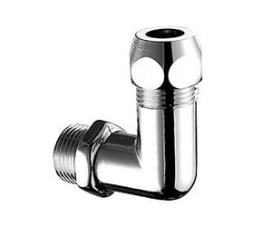 Schell Raccord coudé avec filetage extérieur pour tuyaux en cuivre Ø 10 mm, 064190699,
