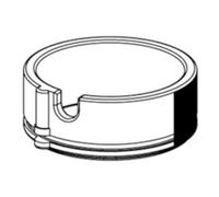 Schell Schell Bague d'éblouissement PETIT SC plastique gris Quantité:1