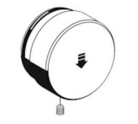 Schell Schell Bouton de commande LINUS DP-SC-V, chromé Quantité:1