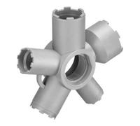 Schell Schell Clé universelle pour régulateur de débit, clé de service, plastique Quantité:1