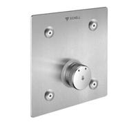 Schell Linus match1 019022899 Plaque frontale en acier inoxydable, à fermeture automatique, pour eau mitigée