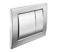 Schell Schell Plaque de commande WC MONTUS FIELD mat chrome, commande avant ou arrière, pour chasse 2-Mg Quantité:1
