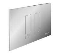 Schell Schell Plaque de commande WC MONTUS TOWER blanche, commande avant ou dessus, pour double chasse Quantité:1