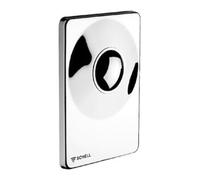 Schell Schell Plaque de recouvrement WC VERONA pour robinet d'arrêt encastré, avec bouton poussoir chromé Quantité:1