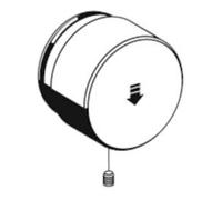 Schell Schell Pommeau de commande LINUS DP-SC-T Chrome à fermeture automatique Quantité:1