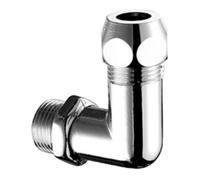 Schell Raccord de serrage coudé avec filetage extérieur pour tuyaux en cuivre Ø 12 mm, 064160699,