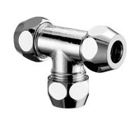 Schell Schell Raccord en T 3x G 3/8 AG, d= 8mm, DN 10, chromé Quantité:1