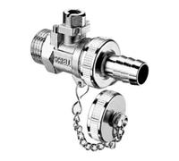 Schell Schell Robinet à boisseau sphérique remplissage/vidange DN 15xG 1/2 AG, capuchon plat, MS, mvc Quantité:1