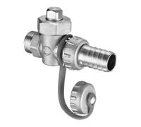 Schell Schell Robinet de remplissage/vidange G 1/2 AG, avec robinet et clapet anti-retour, MS Quantité:1