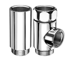 Schell Schell T-/Entretoise G 3/4 IG, avec écrou à capuchon, chromé Quantité:1