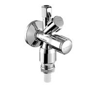 Schell Schell Vanne d'angle combinée COMFORT DN 15, G 1/2 AG, avec 2 poignées COMFORT, vc Quantité:1
