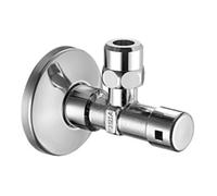 Schell Schell Vanne de régulation angulaire KIWA avec robinet d'arrêt de sécurité Fonctionnement chrome 3/8x3/8 Quantité:1
