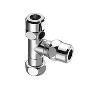 Schell Armaturen Té 041 000 699 3/8 x 3/8 x 3/8, 10 mm, chrome