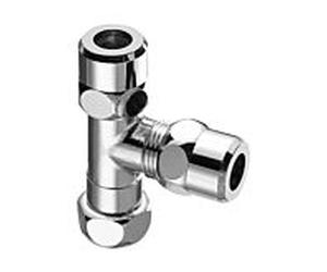 Schell tee 041 000 699 3/8 x 3/8 x 3/8, 10 mm, chrome