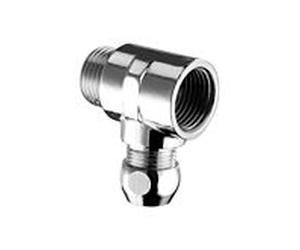 Schell tee 270 060 699 1/2 « x 10 mm, chromé , avec raccord à compression