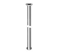 Schell Tube cuivre 10 mm 3/8 évasé/1/2 évasé 300mm, chromé Quantité:1