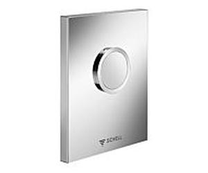 Schell urinoir plat affleurant Édition 028001599 Compact Edition, blanc