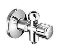 Schell Vanne d'équerre Schell COMFORT 1/2x3/8, avec bonde chromée Quantité:1