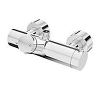 Schell Vitus thermostat de douche 016070699 raccord de douche au-dessus, désinfection thermique, en saillie, eau mitigée, chromé