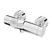 Schell Vitus thermostat de douche 016140699 raccord de douche ci-dessous, chromé, CVD, fonctionnement sur batterie