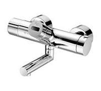 Schell Vitus thermostat mural pour lavabo 016250699 210 mm, eau mitigée, fonctionnement sur piles, chromé